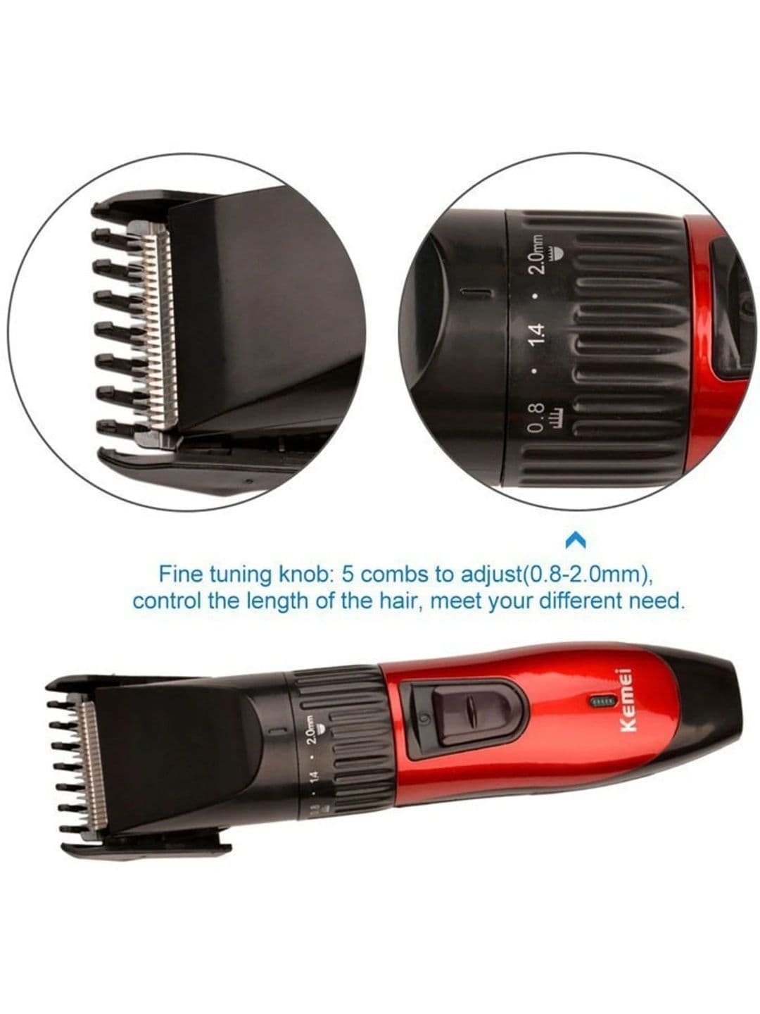 NOYMI Cordless Electric Hair Clipper Trimmer thumbnail 3