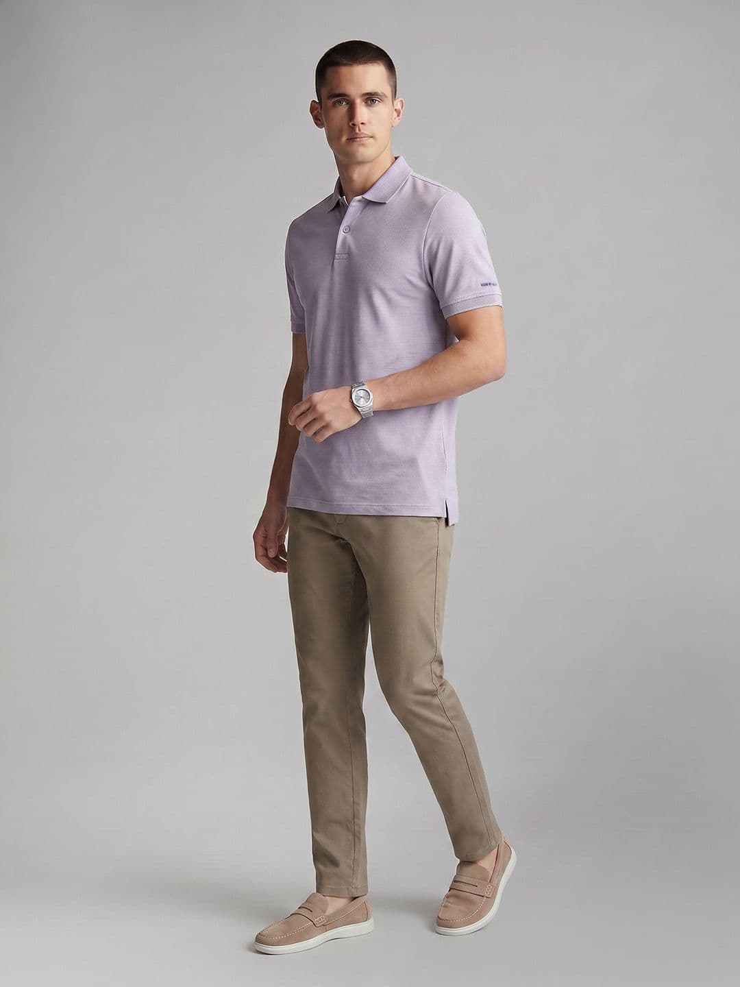 Van Heusen Polo Collar Pure Cotton T-shirt thumbnail 4