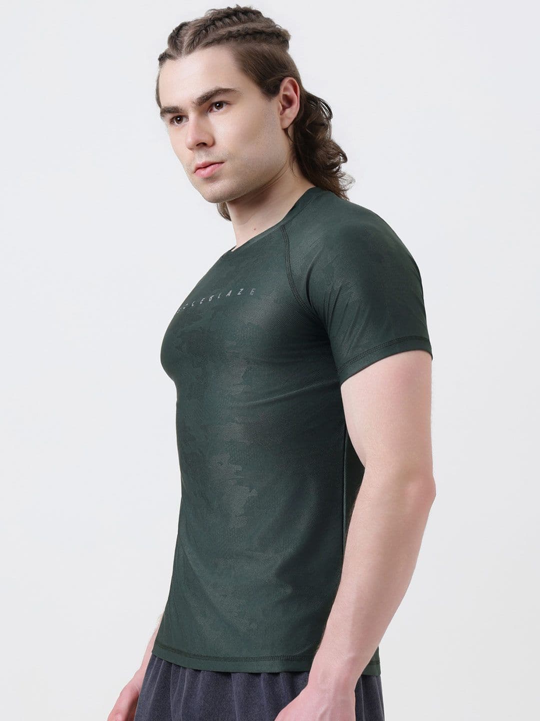 MuscleBlaze Unisex Typography Printed Round Neck Slim Fit T-shirt thumbnail 4