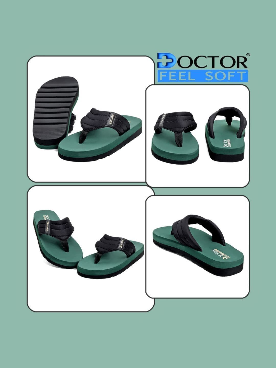 DOCTOR FEEL SOFT Men Thong Flip-Flops thumbnail 3