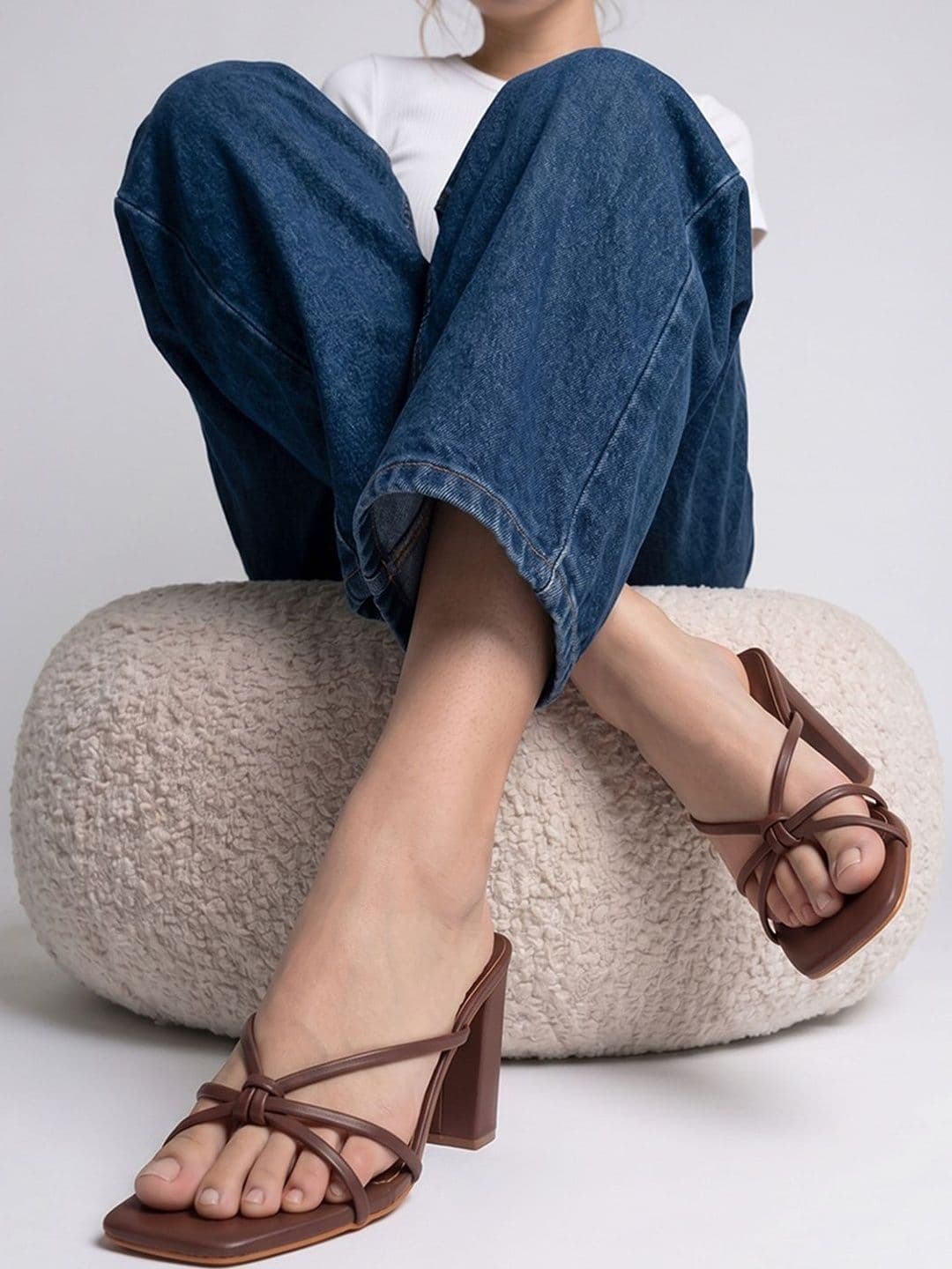 Sole Saga Party Block Mules with Bows thumbnail 6
