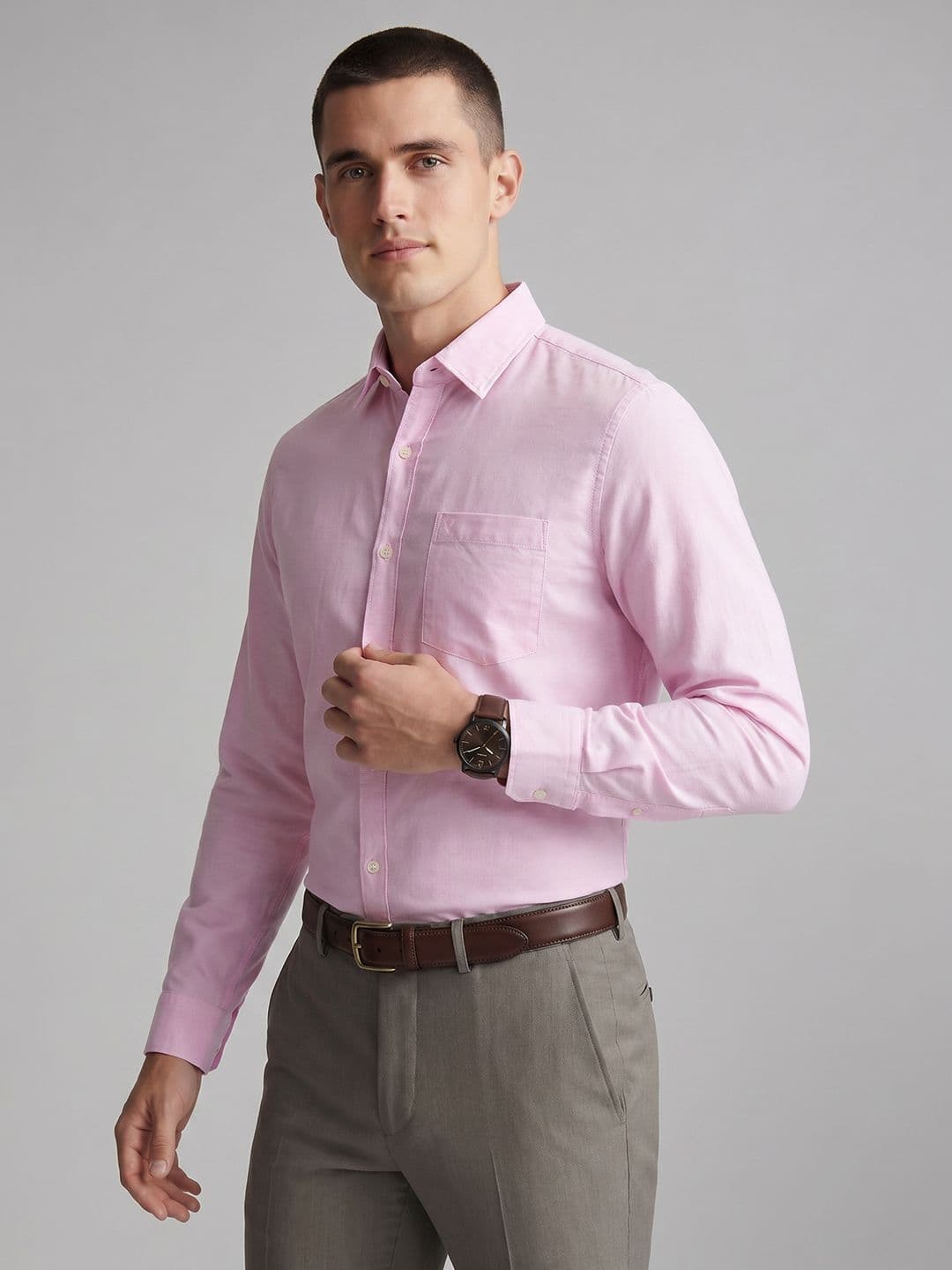 Van Heusen Pure Cotton Slim Fit Formal Shirt - view 1