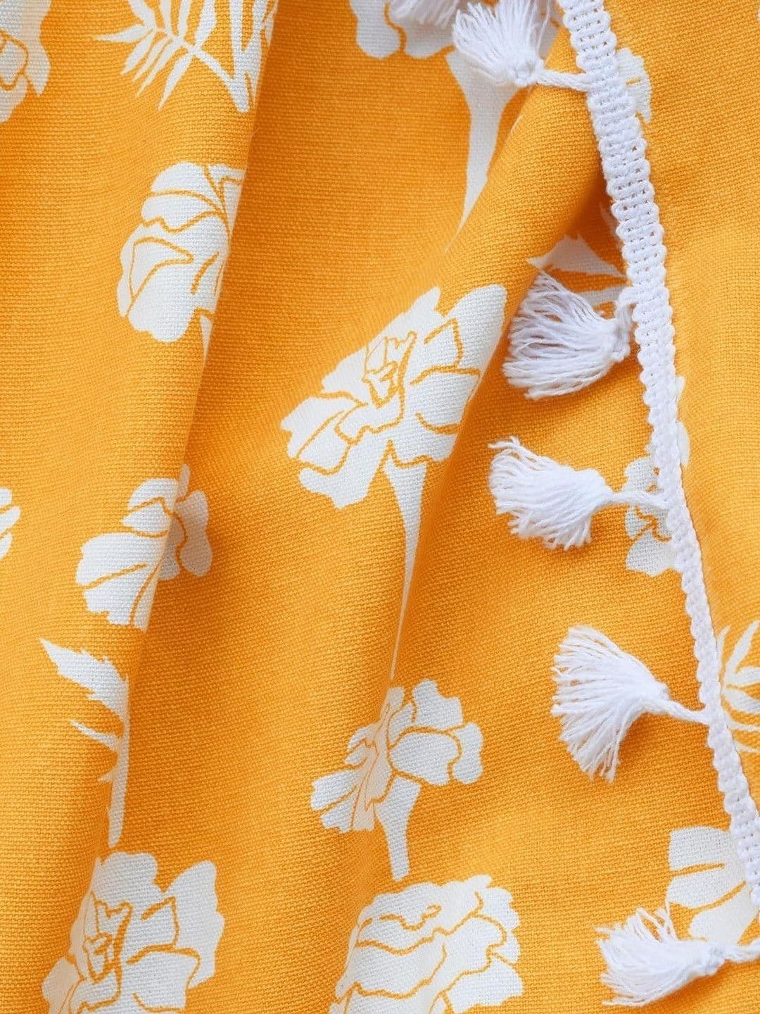 Tranquebar Home Single Panel- Cotton Window Curtain - 6 Feet thumbnail 3