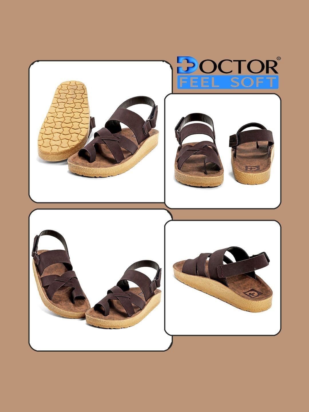 DOCTOR FEEL SOFT Men Thong Flip-Flops thumbnail 4