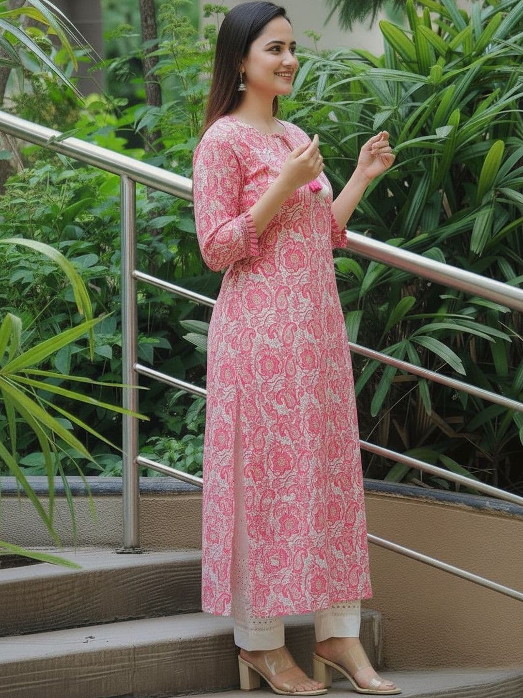 Sa Rasa Women Ethnic Motifs Printed Kurta thumbnail 2