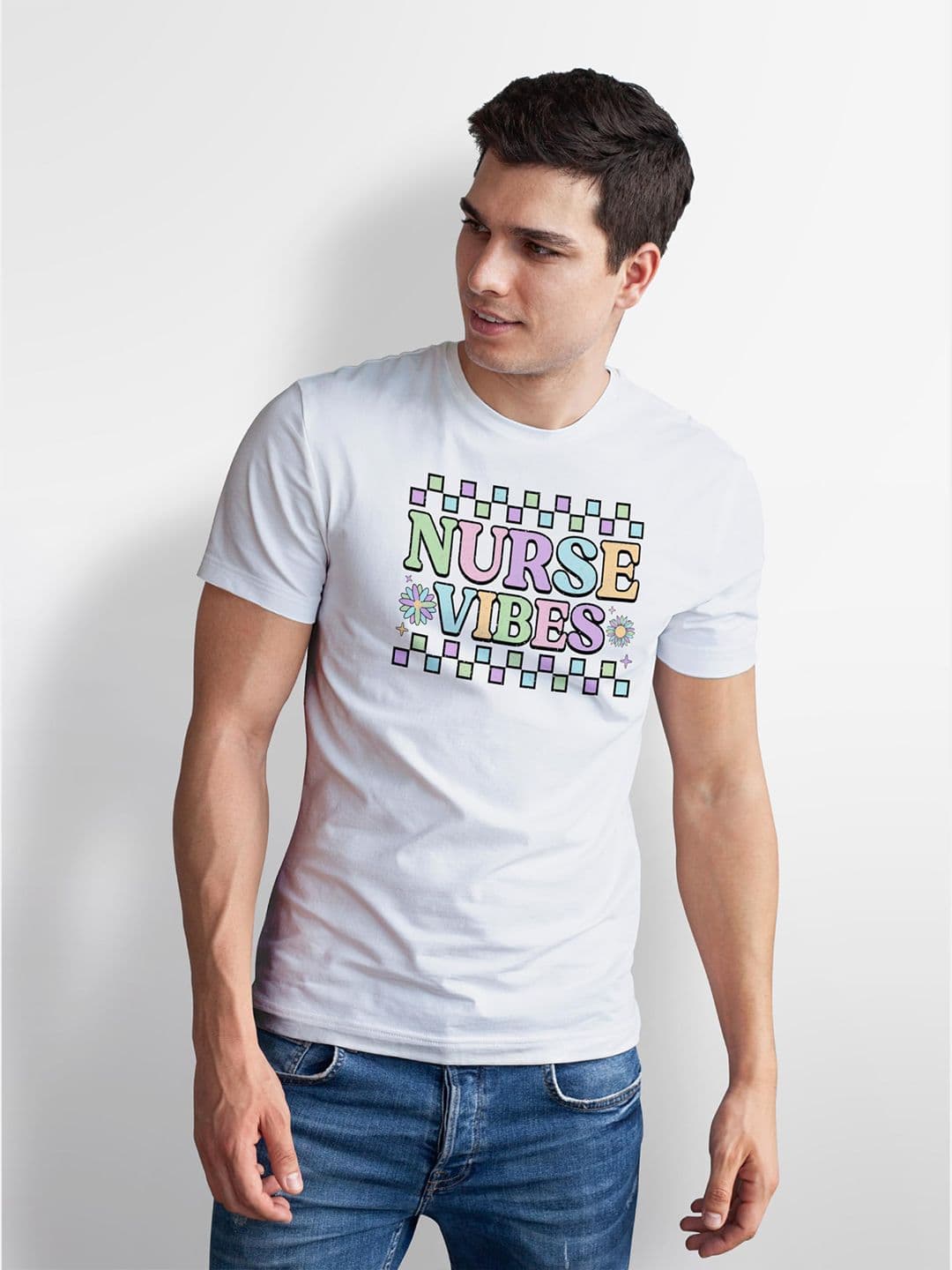 Seekbuylove Men Typography Printed Round Neck Bio Finish Cotton T-Shirt thumbnail 3