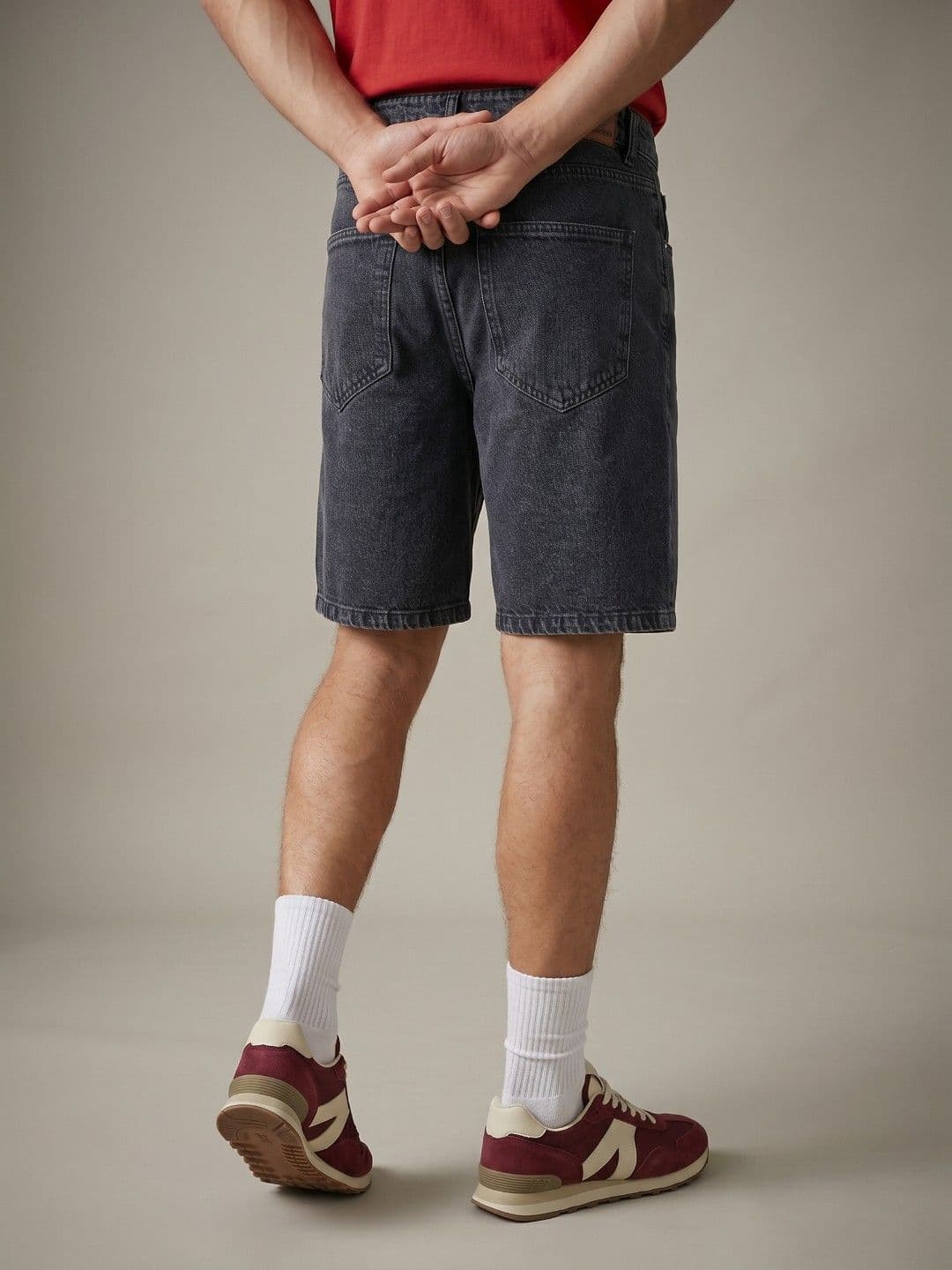 glitchez Men Pure Cotton Denim Shorts thumbnail 3