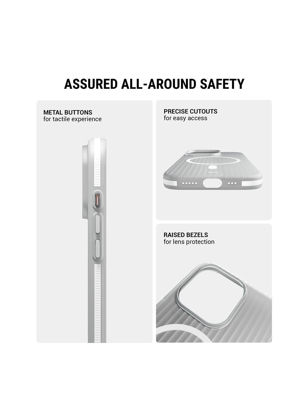DailyObjects White Beam 2.0 MagSafe Phone Case Cover for iPhone 14 Pro Max thumbnail 3