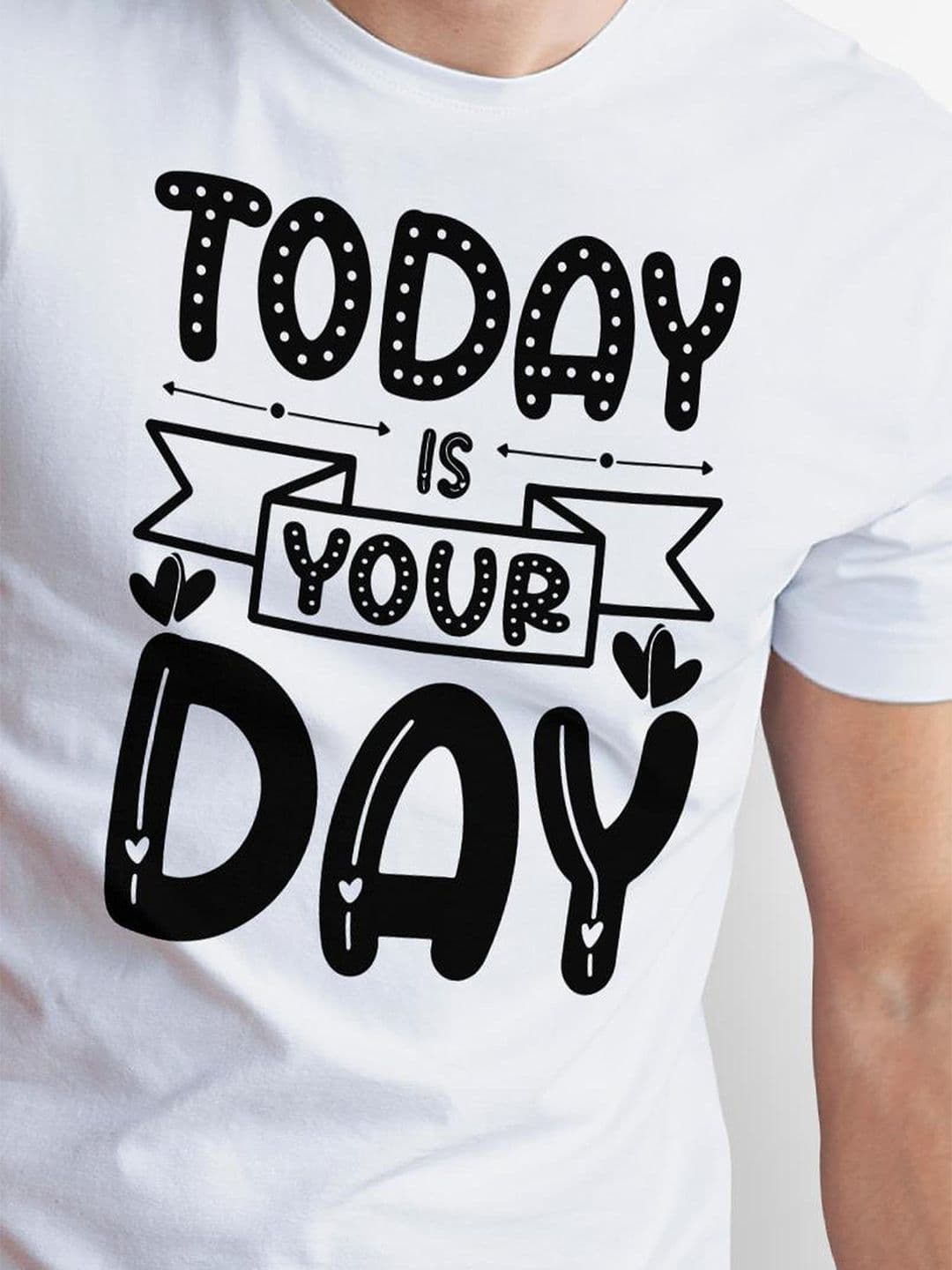 Seekbuylove Men Typography Printed Bio Finish T-shirt thumbnail 2