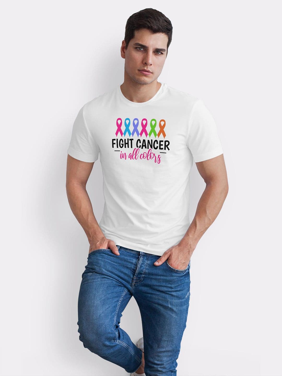 Seekbuylove Men Typography Printed Bio Finish T-shirt thumbnail 5