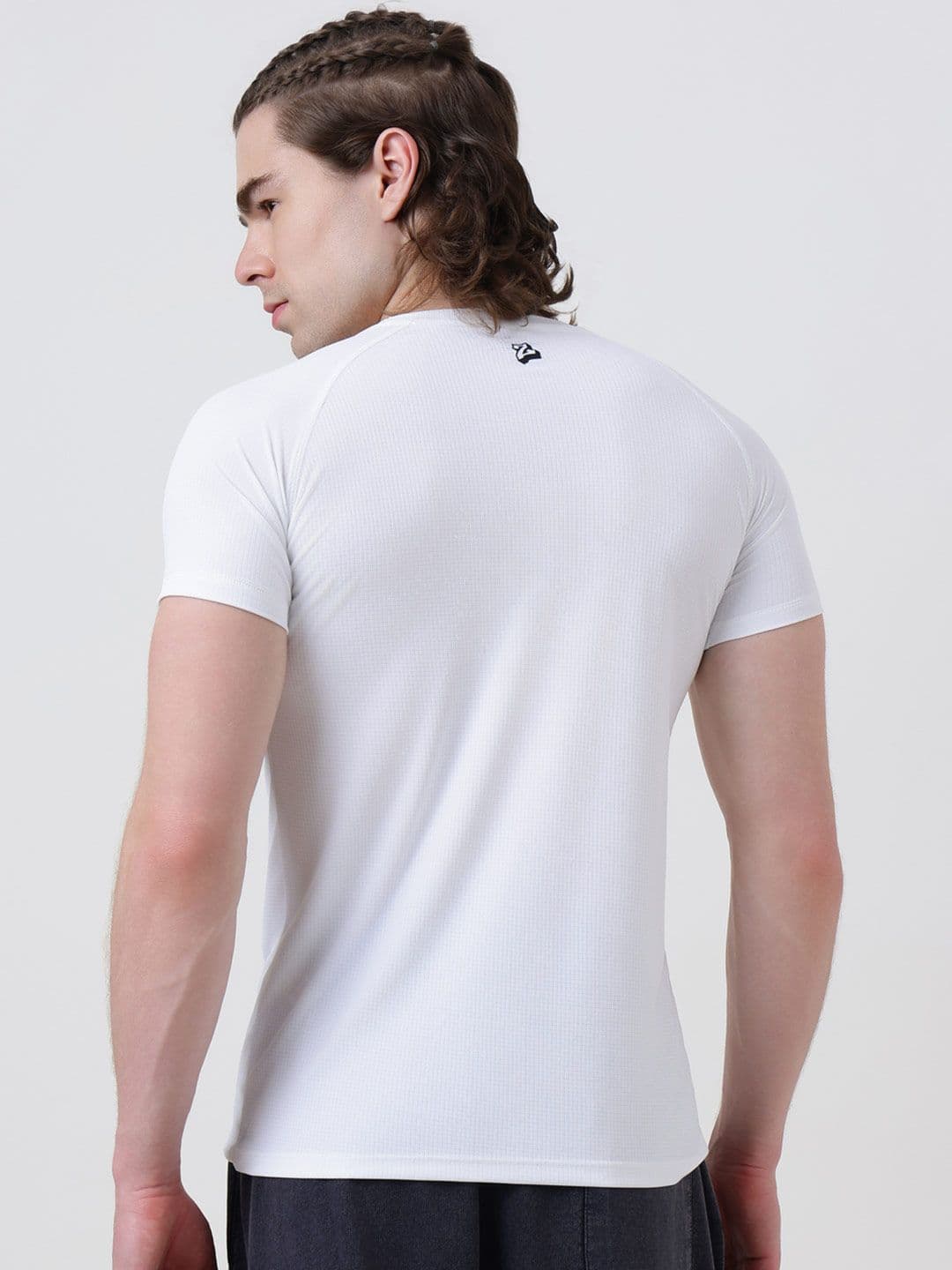 MuscleBlaze Unisex Typography Printed Round Neck Slim Fit T-shirt thumbnail 3