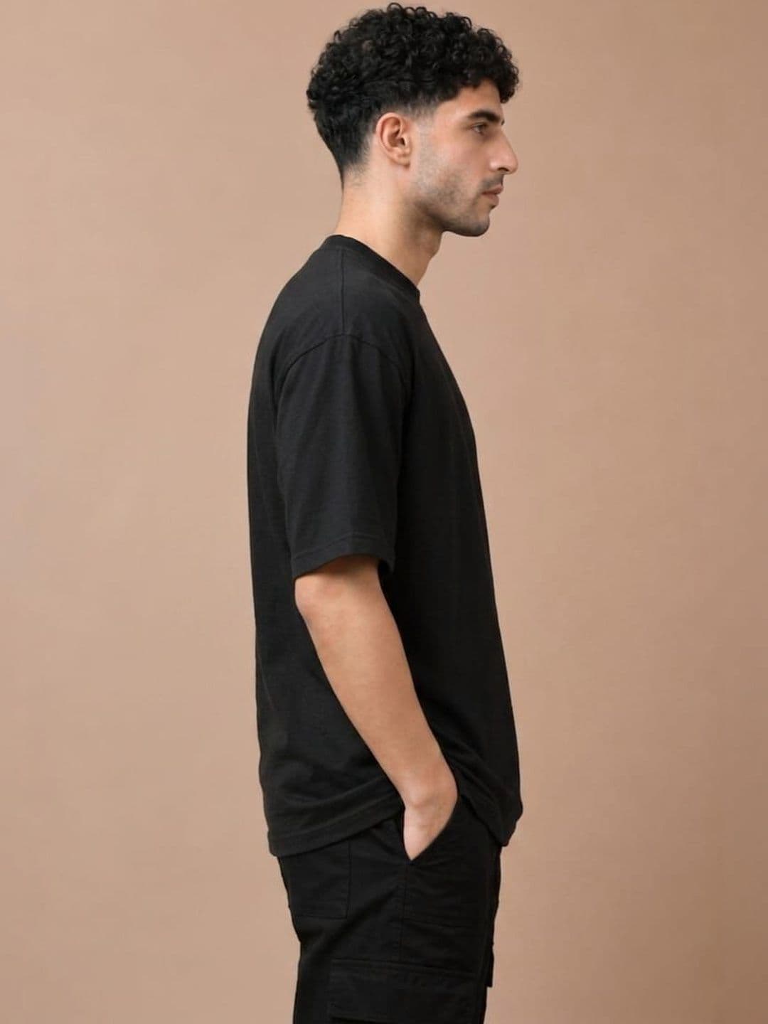 UTCV Men Drop-Shoulder Sleeves T-shirt thumbnail 4