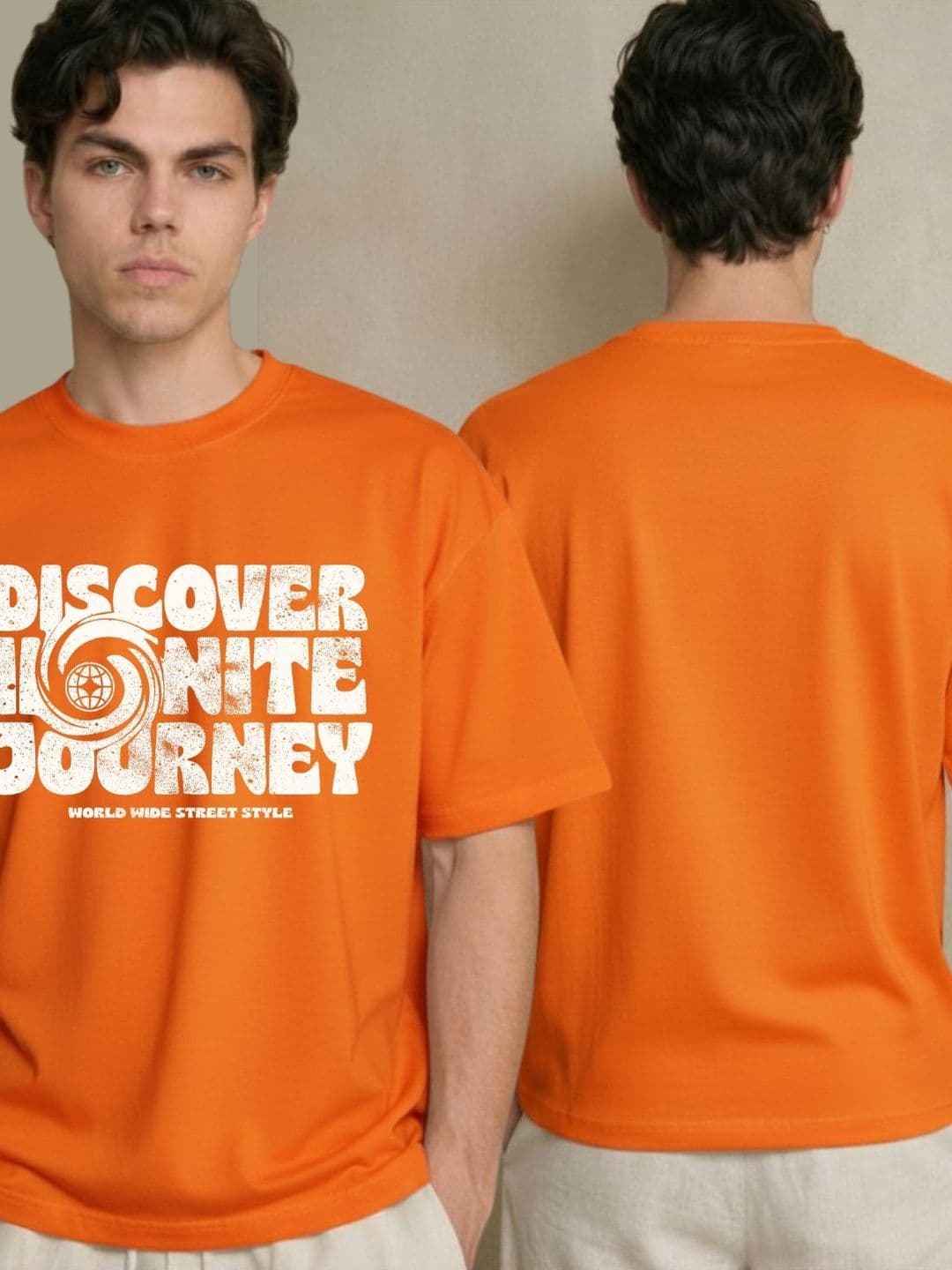 R.Code by The Roadster Life Co. Men Typography Printed T-shirt thumbnail 2