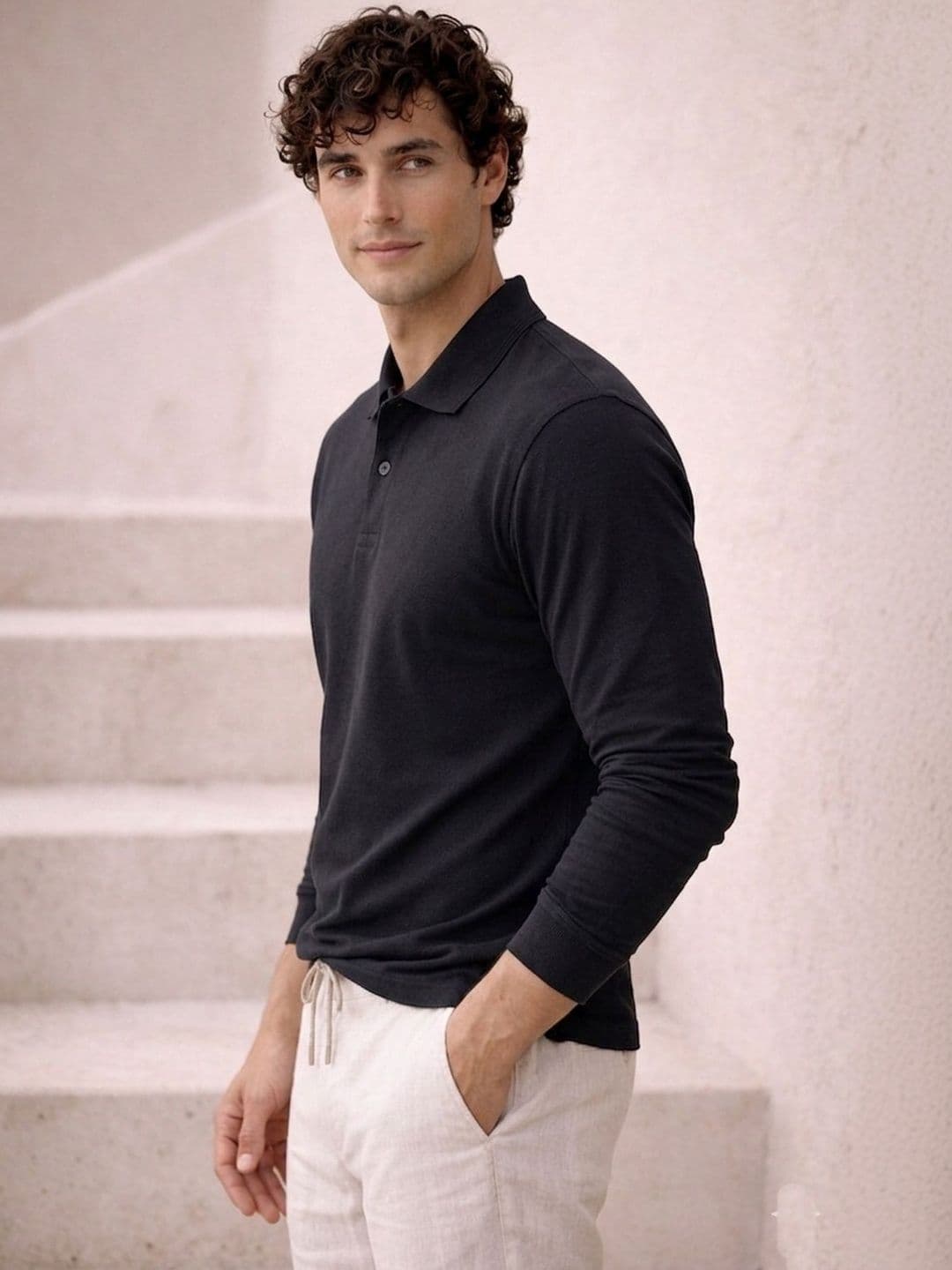 Mast & Harbour Men Polo Collar T-shirt thumbnail 3