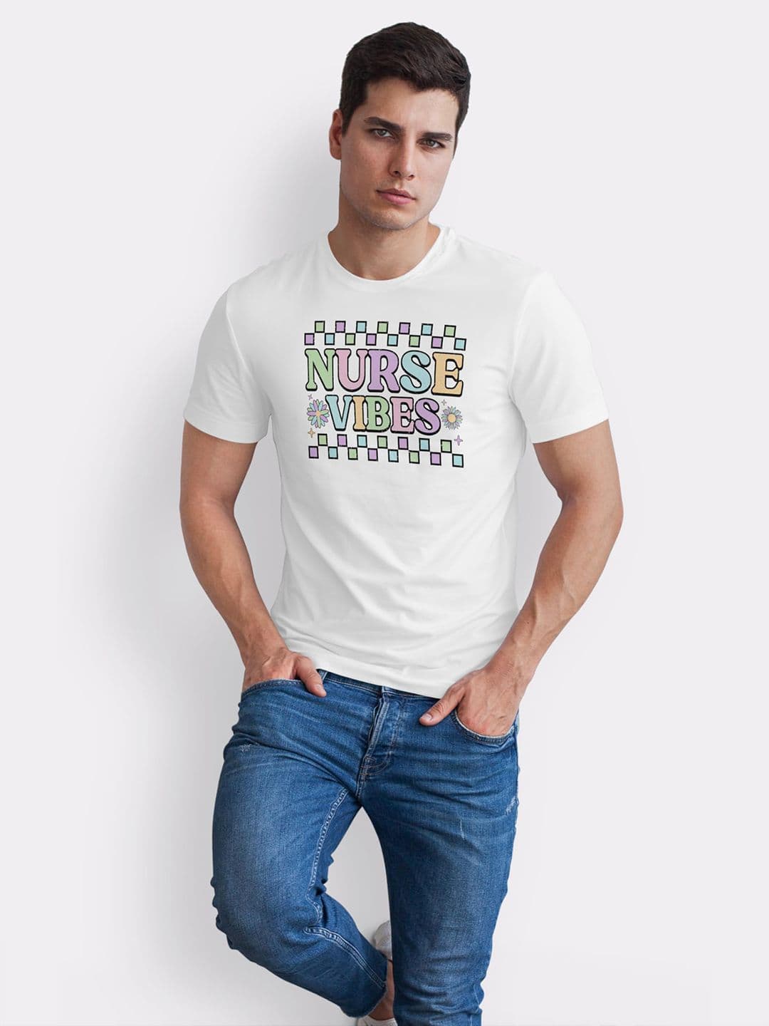 Seekbuylove Men Typography Printed Round Neck Bio Finish Cotton T-Shirt thumbnail 5