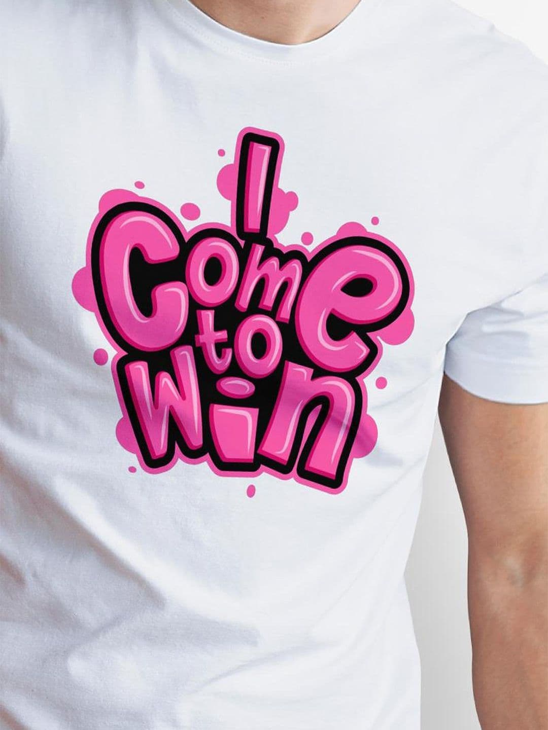 Seekbuylove Men Typography Printed Bio Finish T-shirt thumbnail 3