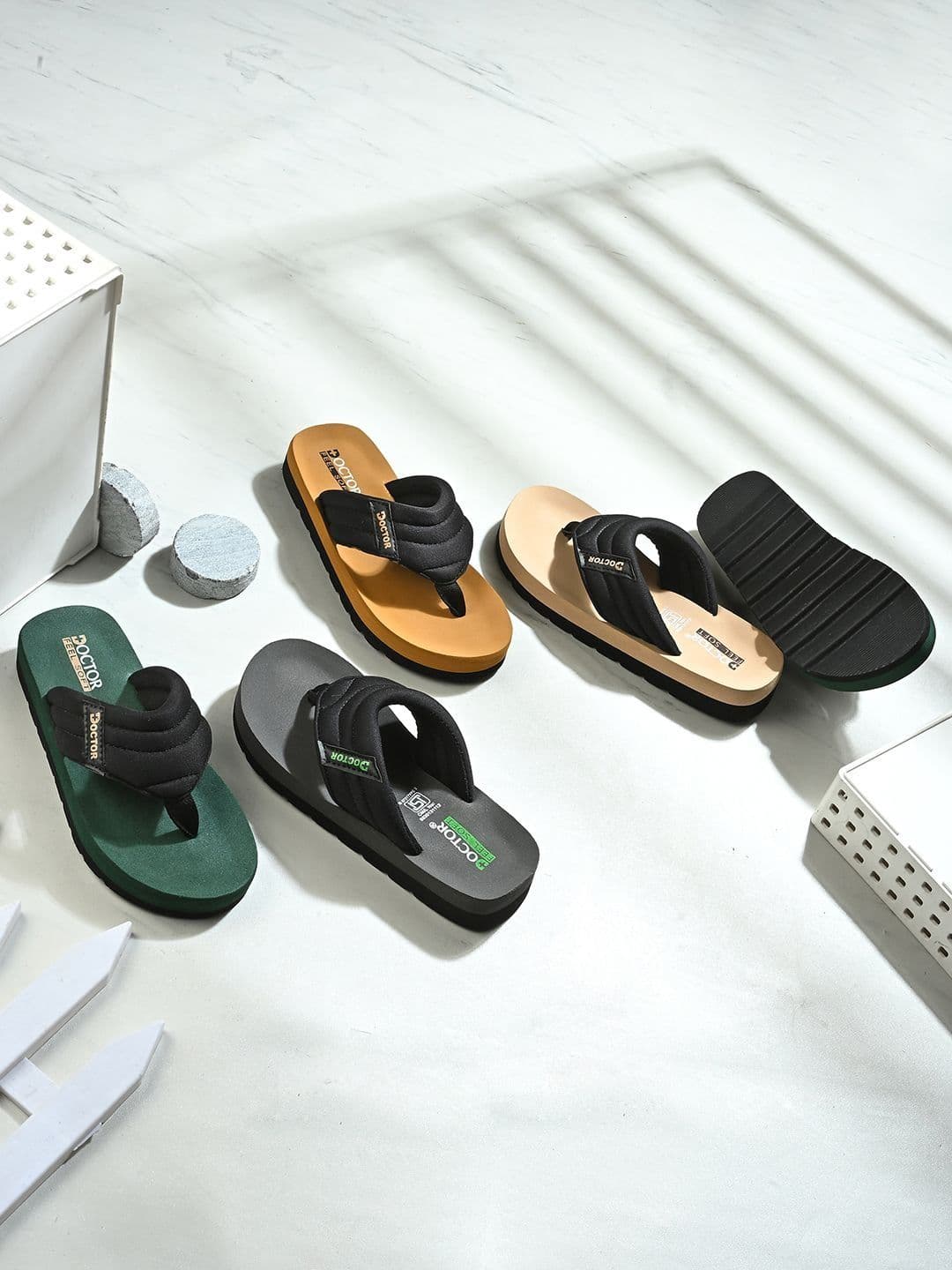 DOCTOR FEEL SOFT Men Thong Flip-Flops thumbnail 5