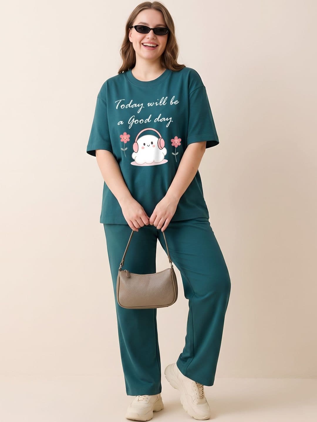 My Swag Cotton Printed T-shirt with Trousers thumbnail 4
