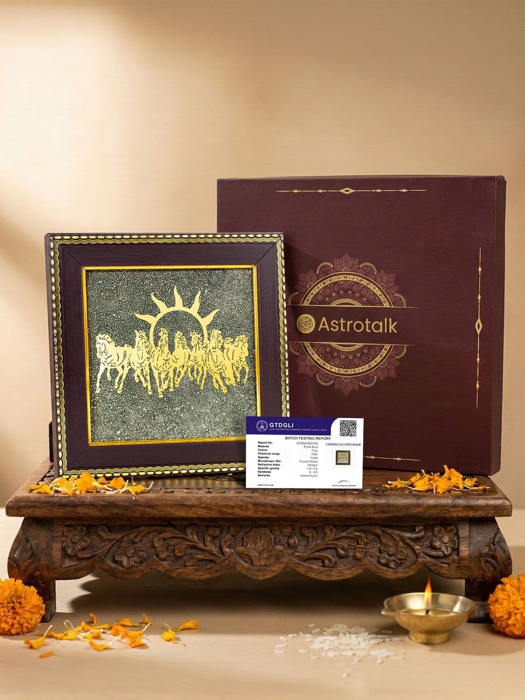 Astrotalk 7 Horses On Pyrite Frame thumbnail 7