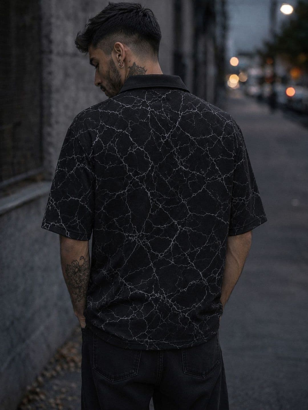 Force Men Printed Polo Collar T-shirt thumbnail 3