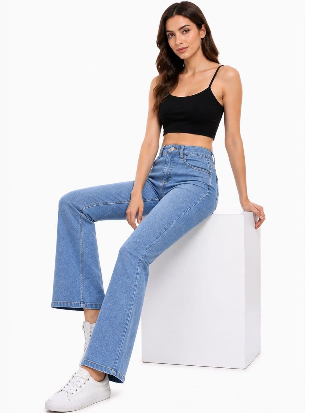 blue poison Women Jean Flared High-Rise Stretchable Jeans - view 1