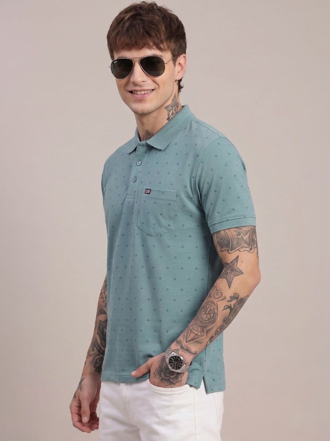 SANDPIPER Men Polo Collar Pockets T-shirt thumbnail 4