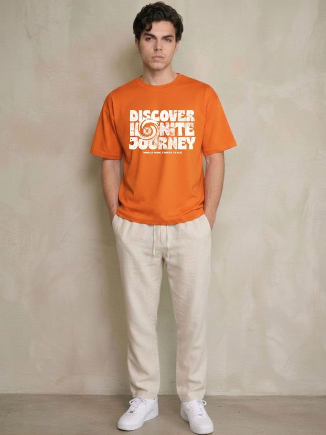 R.Code by The Roadster Life Co. Men Typography Printed T-shirt thumbnail 3