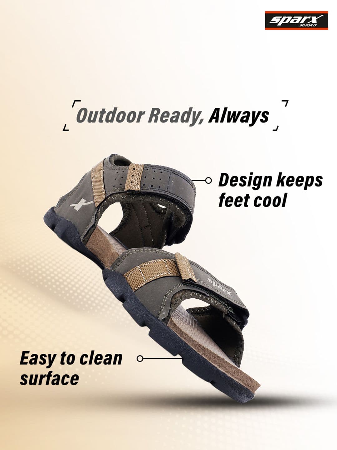 Sparx Men Textured Sports Sandals thumbnail 4