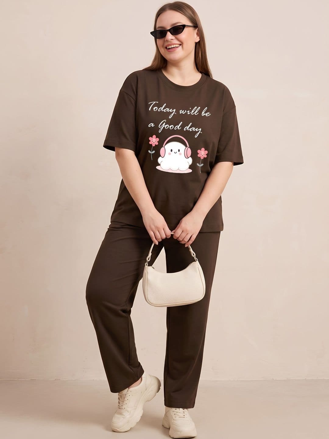 My Swag Cotton Printed T-shirt with Trousers thumbnail 3