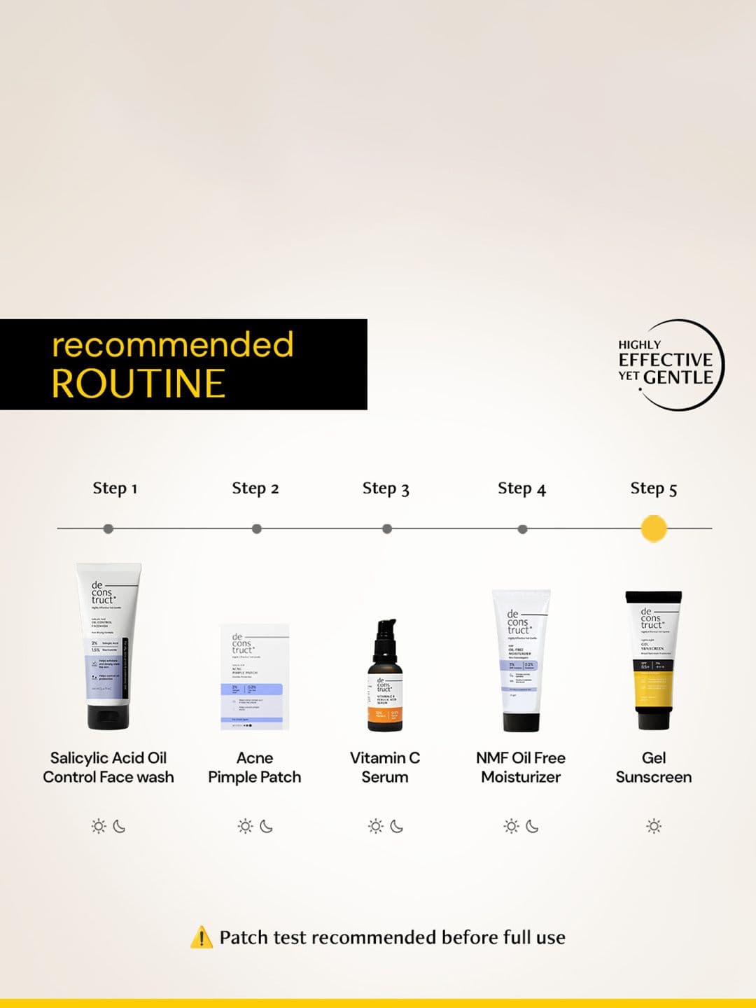 deconstruct Gel Sunscreen SPF 50 PA++++ -100% Photostable-Lightweight In-Vivo Tested 50g thumbnail 3