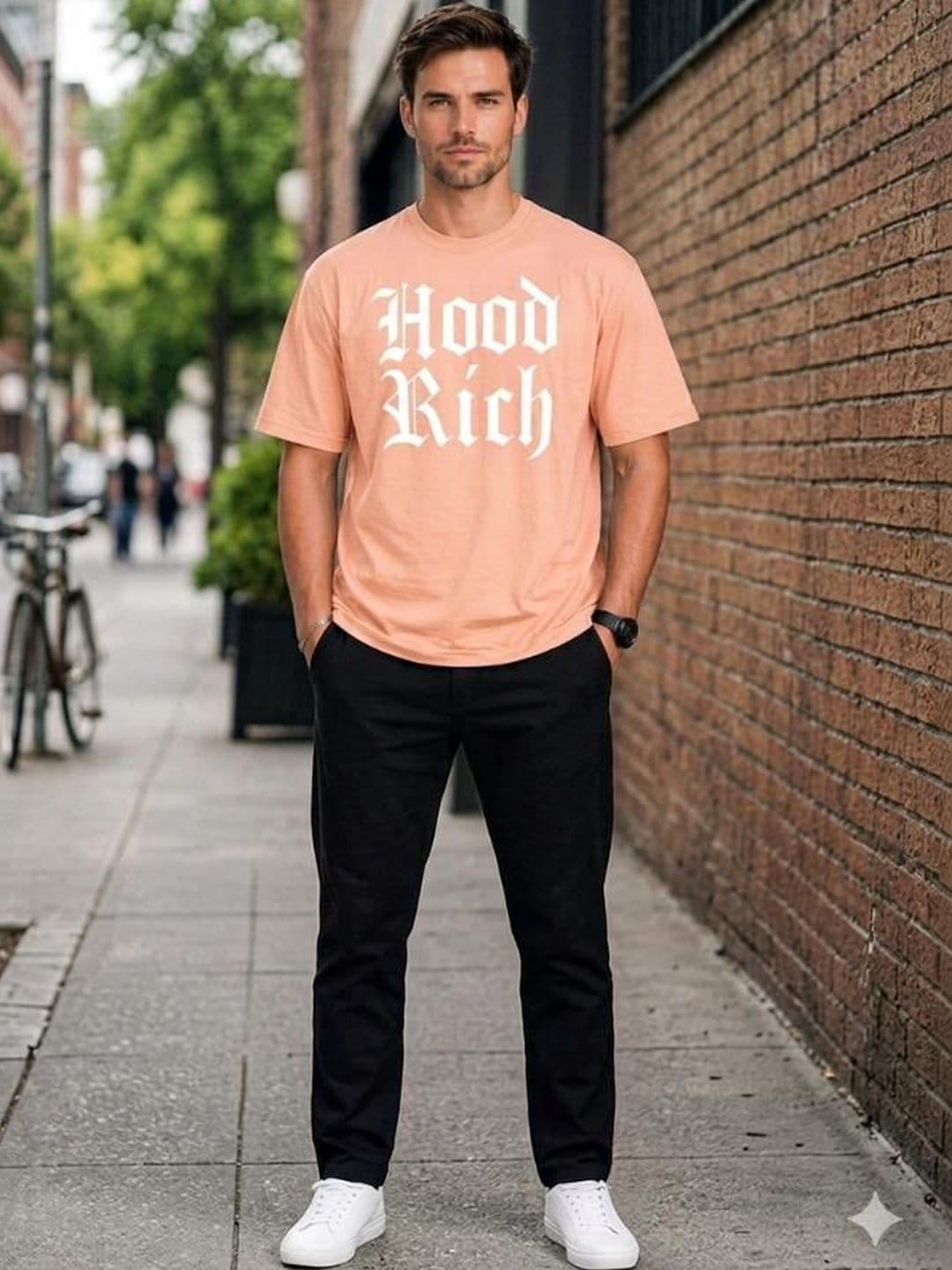 UTCV Men Typography Printed T-shirt thumbnail 2