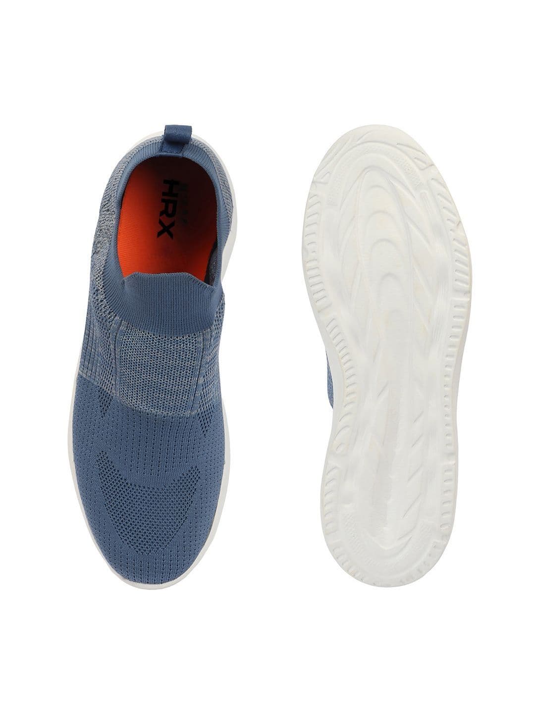 HRX by Hrithik Roshan Men Textured Slip-On Sneakers thumbnail 2