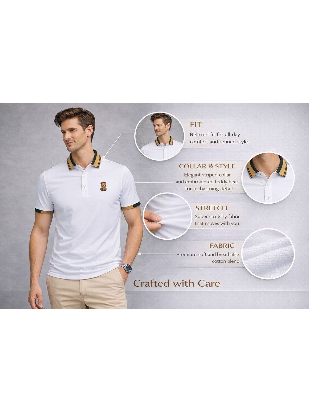Mast & Harbour Men Polo Collar T-shirt thumbnail 2