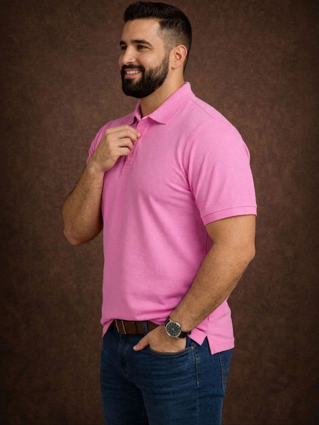 Mast & Harbour Men Polo Collar T-shirt thumbnail 2