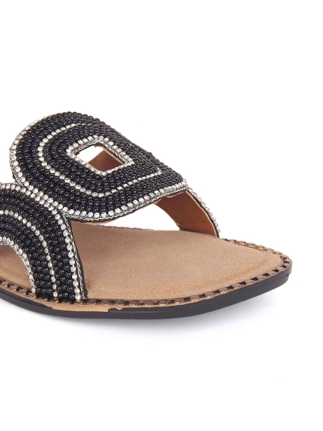 MELAR Women Embellished Open Toe Flats thumbnail 2