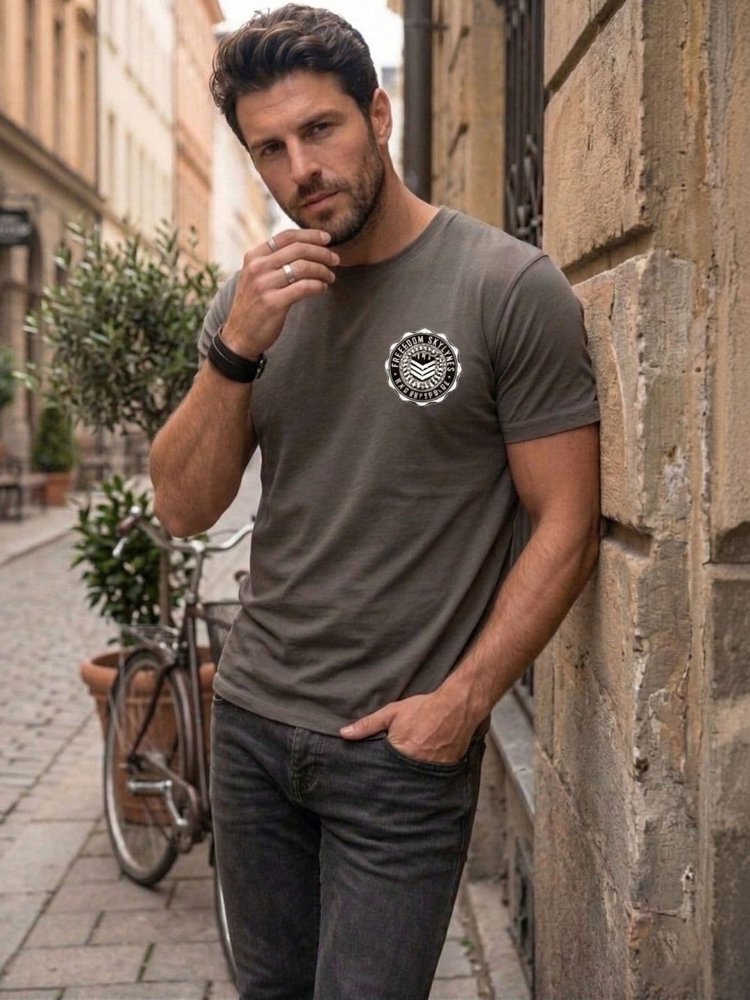Moda Rapido Men Printed T-shirt thumbnail 2