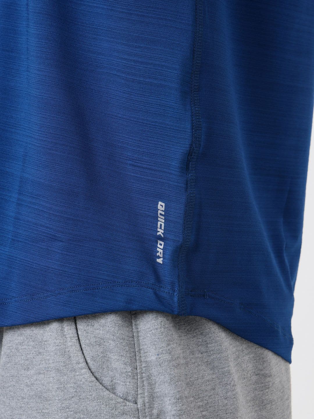 MuscleBlaze Active Round Neck T-Shirt for Men for Gym & Sports Teal Blue thumbnail 7