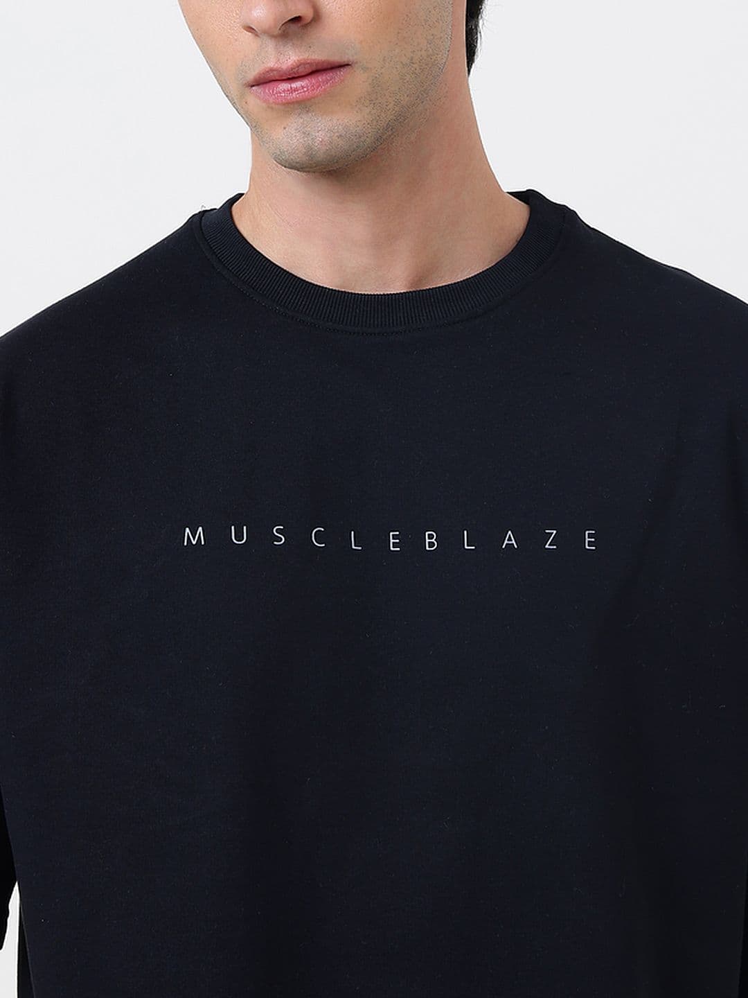 MuscleBlaze Unisex Typography Printed Round Neck Cotton T-shirt thumbnail 5