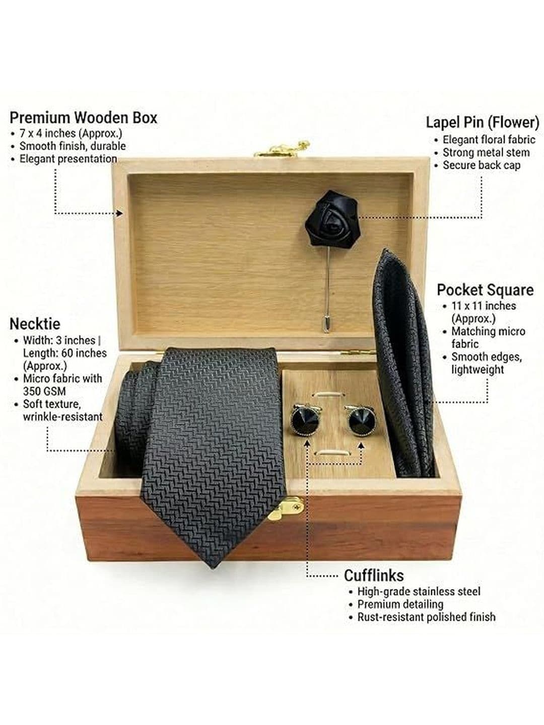 Osking Ties Men Broad Tie thumbnail 7