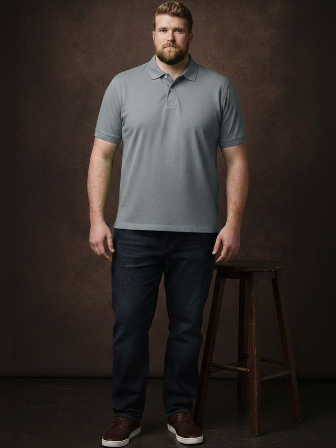 The Roadster Lifestyle Co Polo Collar Oversized Tshirts thumbnail 2