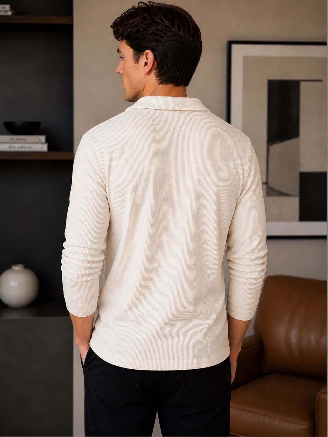 ATIGIANO Men Polo Collar T-shirt thumbnail 5