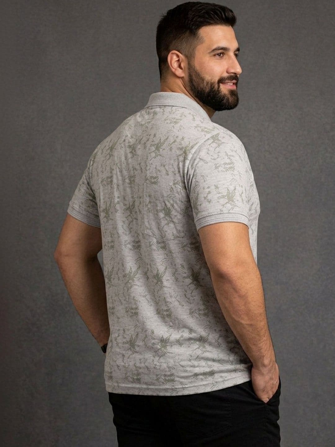 The Roadster Lifestyle Co. Printed Polo Collar Tshirts thumbnail 4