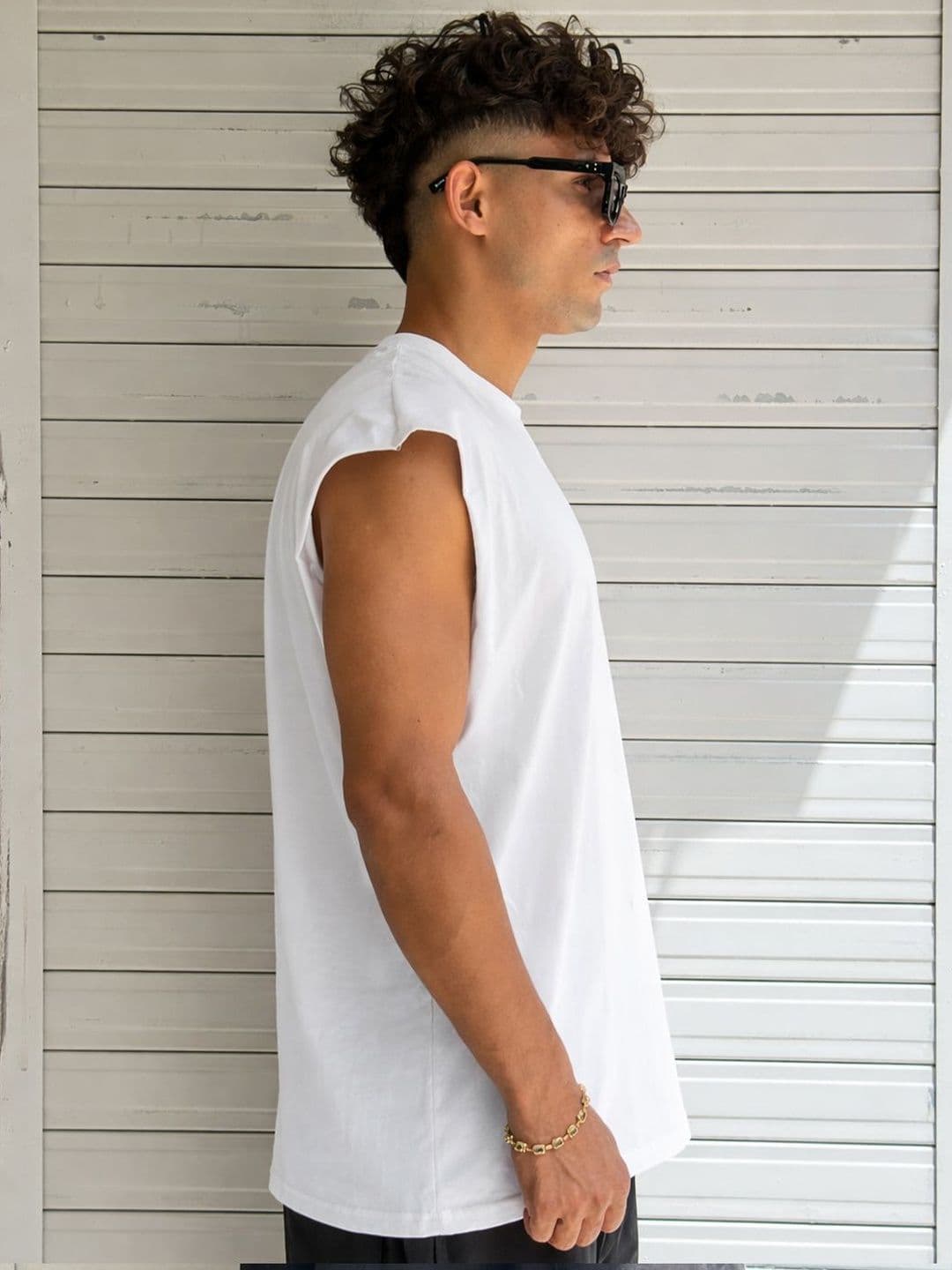 BDSQUARE Typography Printed Round Neck Cotton Oversized T-shirt thumbnail 3