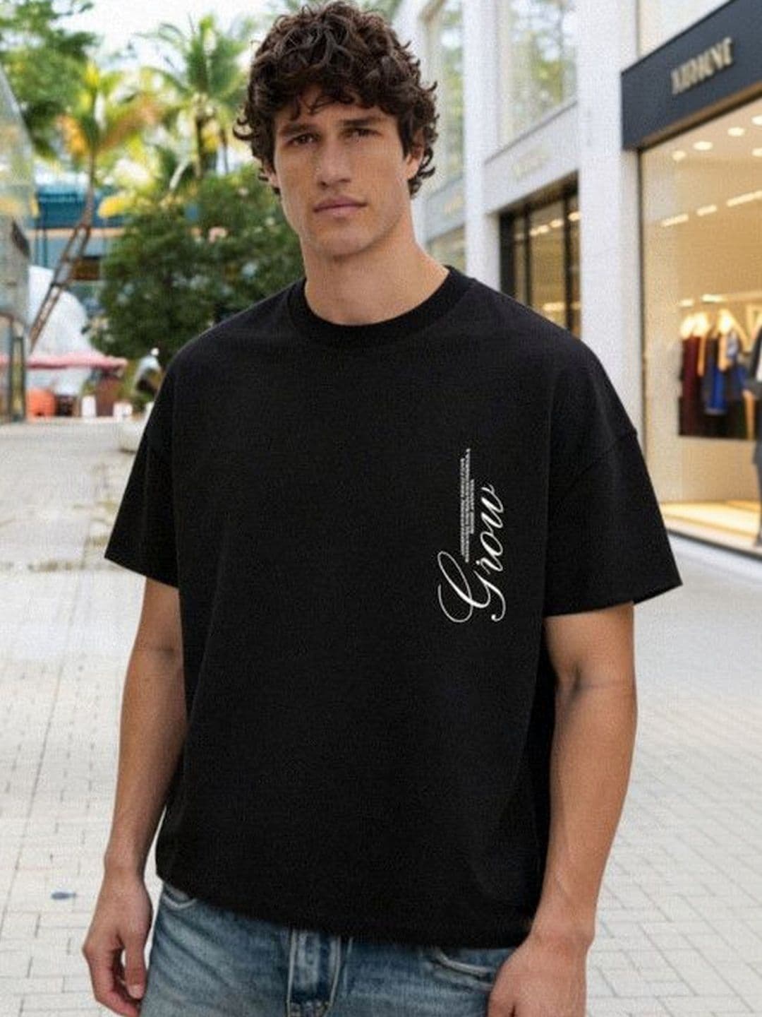 Hubberholme Men Typography Printed T-shirt thumbnail 3
