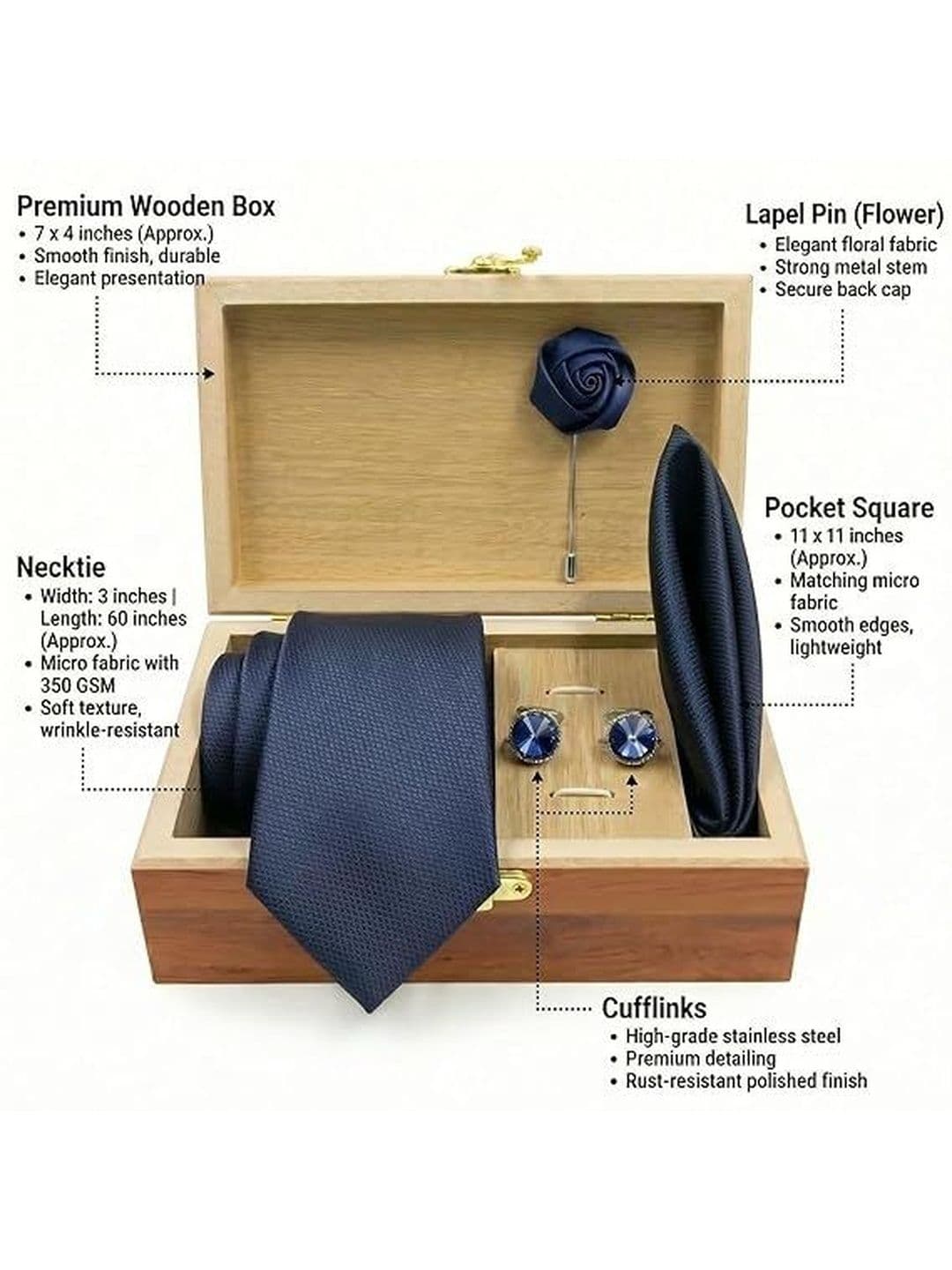Osking Ties Men Broad Tie thumbnail 4