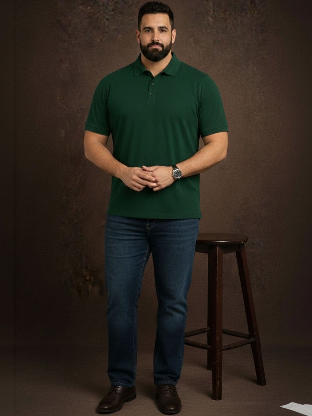 Mast & Harbour Men Polo Collar T-shirt thumbnail 6