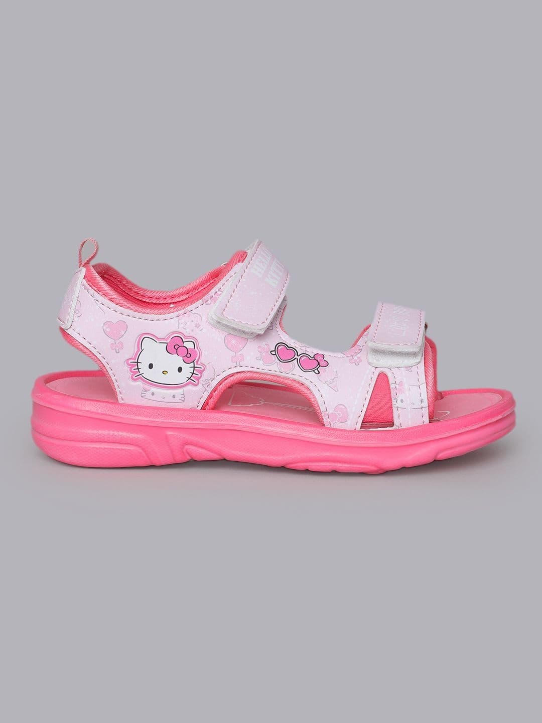 Kids Ville Girls Hello Kitty Printed Velcro Sports Sandals thumbnail 4