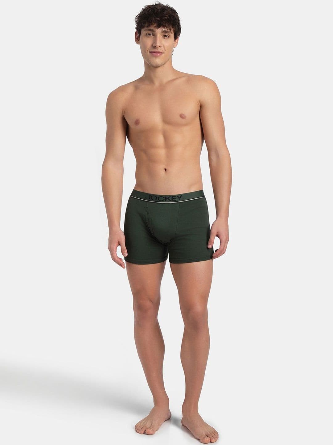 Jockey Super Combed Cotton Rib Boxer Brief with Ultrasoft and Durable Waistband-8009 thumbnail 7