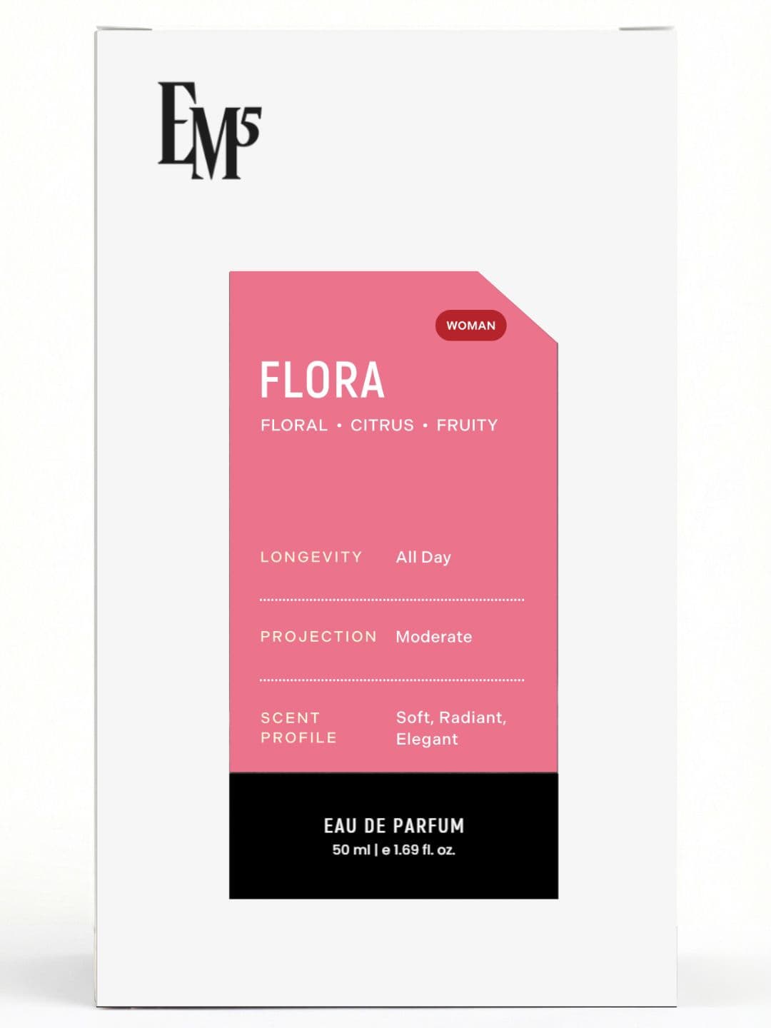 EM5 Women Flora Strong & Long Lasting Eau De Parfum - 50 ml thumbnail 3