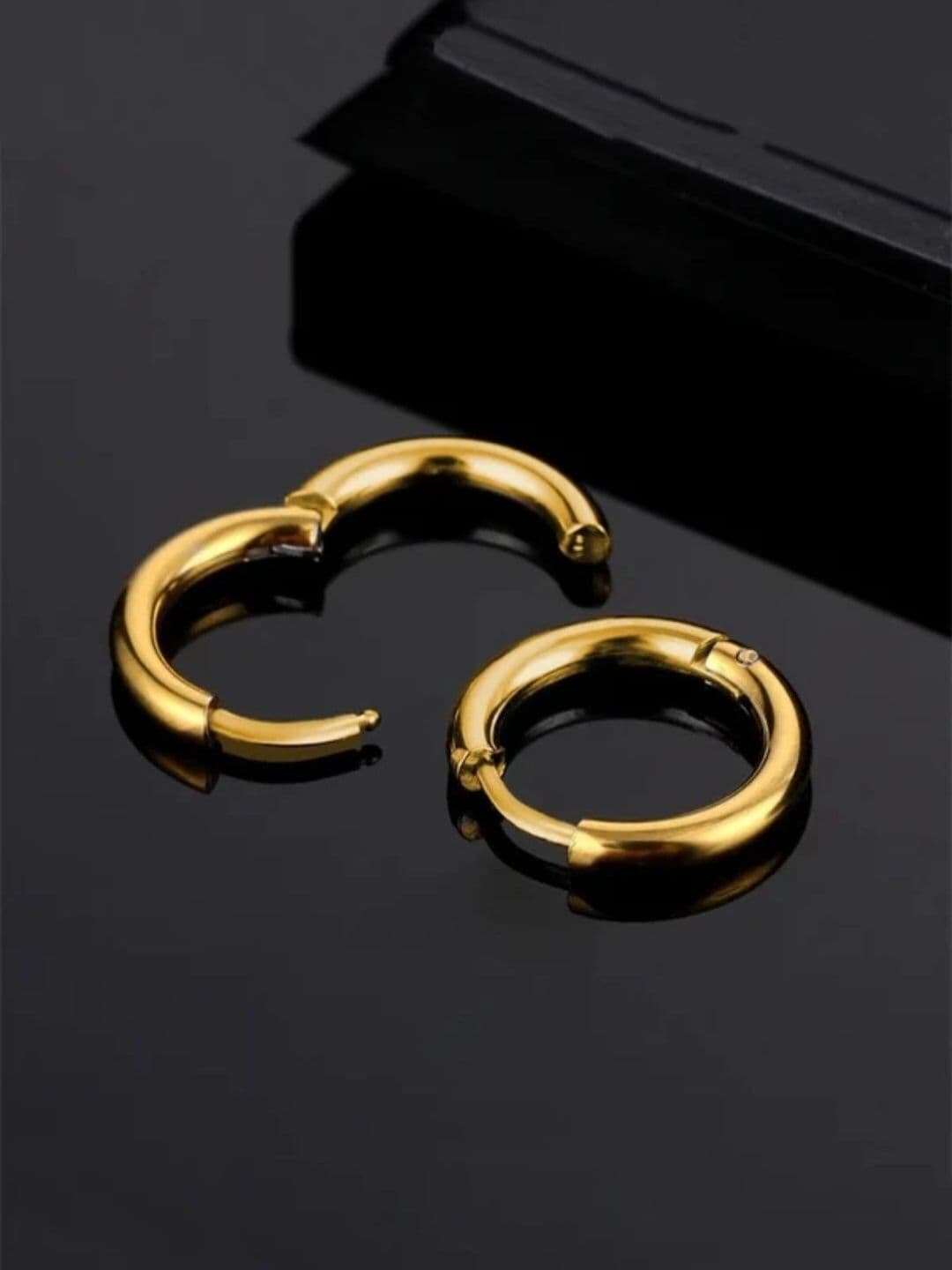 Aksha Collection Circular Hoop Earrings thumbnail 2